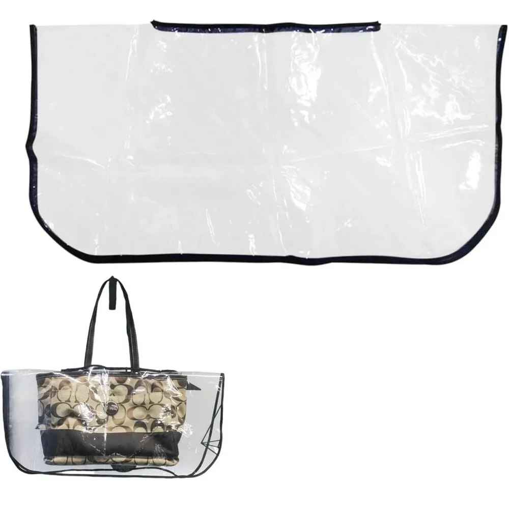 Buy Now Transparent PVC Rain Cover for Handbags - Square or Rectangle - Picture 2 of 10